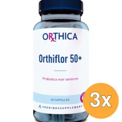3x Orthica Orthiflor 50+ Senior (60 capsules)