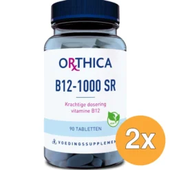 2x Orthica Vitamine B12-1000 SR (90 tabletten)