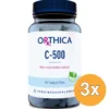 3x Orthica Vitamine C 500 (90 tabletten)