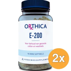 2x Orthica Vitamine E-200 (90 softgels)