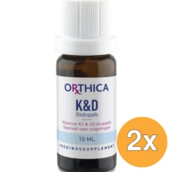 2x Orthica Vitamine K & D zuigeling (10 ml)