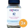 3x Orthica Vitamine K2 45 mcg (60 softgels)