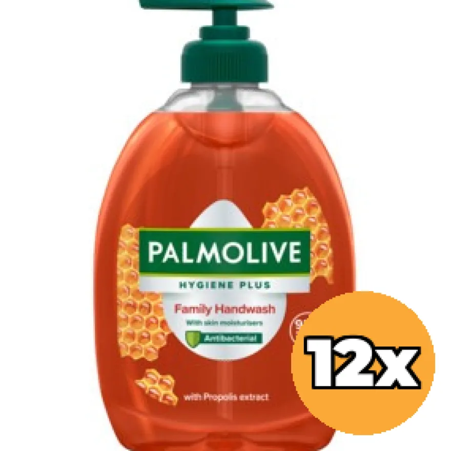 12x Palmolive Vloeibare Zeep Hygiene Plus Family Pomp (12 x 500 ml)