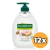 12x Palmolive Vloeibare Zeep Naturals Amandel Pomp (12 x 500 ml)