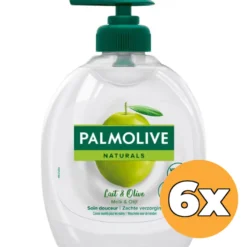 6x Palmolive Vloeibare Zeep Naturals Olijf Pomp (6 x 300 ml)