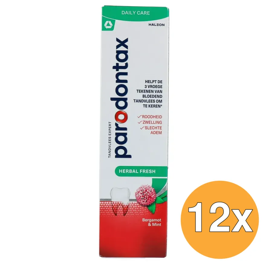 12x Parodontax Herbal Fresh Tandpasta (75 ml)