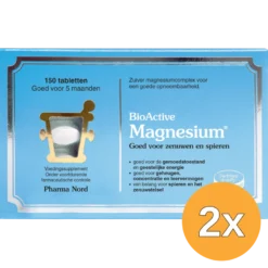 2x Pharma Nord BioActive Magnesium (150 tabletten)