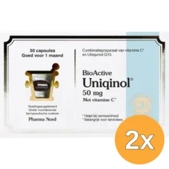 2x Pharma Nord Bio Active Uniquinol Q10 50mg (30 capsules)