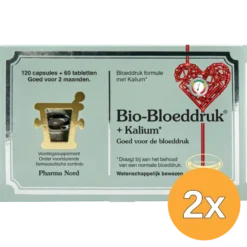 2x Pharma Nord Bio Bloeddruk & Kalium (120 capsules + 60 tabletten) (180 stuks)
