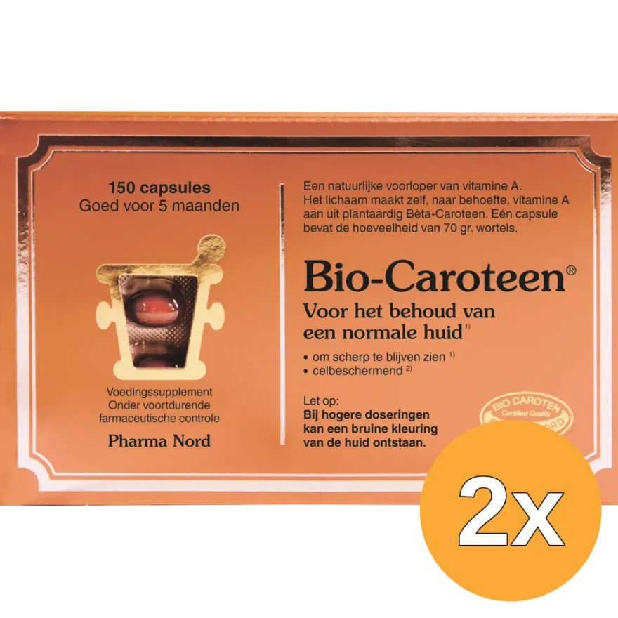 2x Pharma Nord Bio Caroteen (150 capsules)