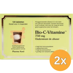 2x Pharma Nord Bio C Vitamine (120 tabletten)