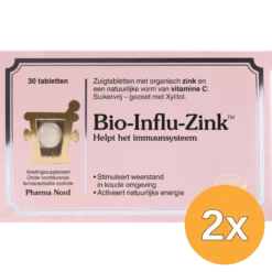 2x Pharma Nord Bio Influ Zink (30 tabletten)