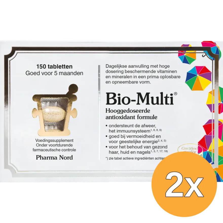 2x Pharma Nord Bio Multi (150 tabletten)