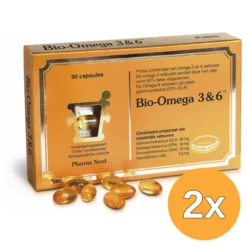 2x Pharma Nord Bio Omega 3 & 6 (90 capsules)