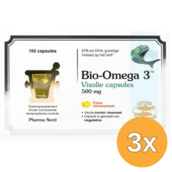 3x Pharma Nord Bio Omega 3 Visolie (150 capsules)