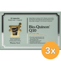 3x Pharma Nord Bio Quinon Q10 Gold 100mg (30 capsules)