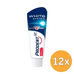 12x Prodent Tandpasta white system (75 ml)