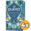 4x Pukka Chamomile Vanille/Manuka Honing Bio (20 zakjes)