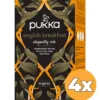 4x Pukka English Breakfast Bio (20 zakjes)