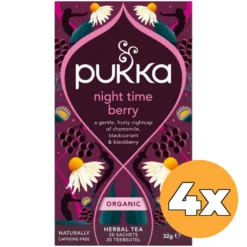 4x Pukka Night Time Berry Bio (20 zakjes)