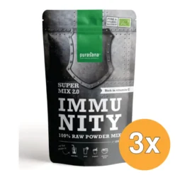 3x Purasana Immunity Mix 2.0 Vegan Bio (100 gr)