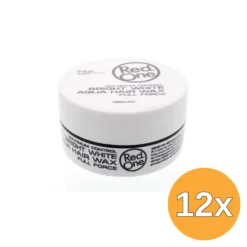 12x Red One Haarwax Aqua Bright White (150 ml)