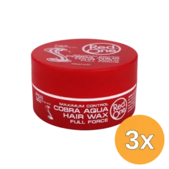 3x Red One Haarwax Aqua Cobra (150 ml)