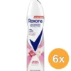 6x Rexona Deodorant Spray 72H Bright Bouquet (150 ml)