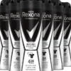6x Rexona Deodorant spray men invisible (150 ml)