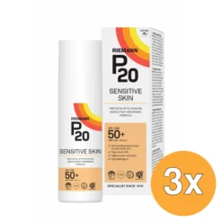 3x Riemann P20 Sensitive Skin SPF50+ Lotion (100 ml)
