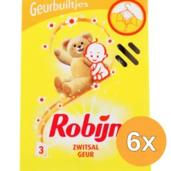 6x Robijn Geurbuiltje Zwitsal (3 stuks)