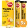 6x Roter Vitamine C Bruis 1000 mg abrikoos sinaasappel duopack (40 bruistabletten)