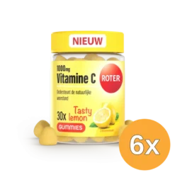 6x Roter Vitamine C 1000mg Tasty Lemon (30 gummies)