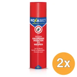 2x Roxasect Spuitbus tegen kruipende insecten/wespen (400 ml)