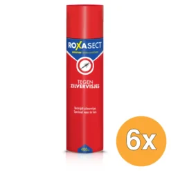 6x Roxasect Spuitbus tegen zilvervisjes (400 ml)