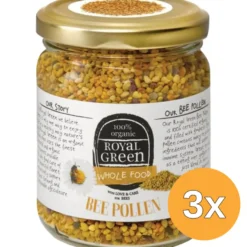 3x Royal Green Bee pollen bio (120 gr)
