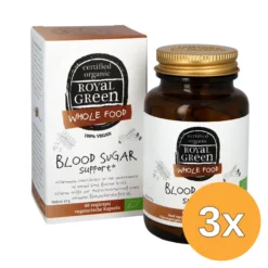 3x Royal Green Blood Sugar Support Bio (60 vega capsules)