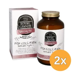 2x Royal Green Fish Collagen Peptides (110 gr)