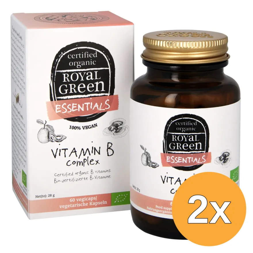 2x Royal Green Vitamine B Complex Bio (60 vega capsules)