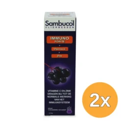 2x Sambucol Immuno forte suikervrij (15 bruistabletten)