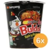 6x Samyang Buldak Hot Chicken Ramen Original Cup (70 gr)