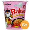 6x Samyang Buldak Hot Chicken Ramen Carbonara Cup (80 gr)