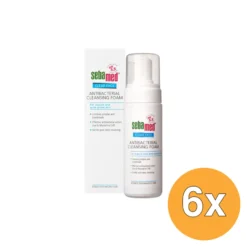 6x Sebamed Anti-Bacterial Cleansing Foam (150 ml)