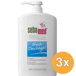 3x Sebamed Douchegel pomp (1000 ml)