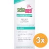 3x Sebamed Extreme dry urea relief lotion 5% (200 ml)