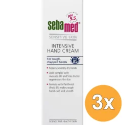 3x Sebamed Intensieve handcreme (75 ml)