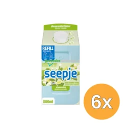 6x Seepje Afwasmiddel Limoen Refill (500 ml)
