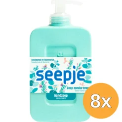 8x Seepje Handzeep Eucalyptus en Rozemarijn (8 x 300 ml)