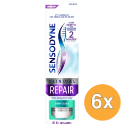 6x Sensodyne Tandpasta Clinical Deep Clean (75 ml)