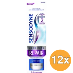 12x Sensodyne Tandpasta Clinical Act White (75 ml)